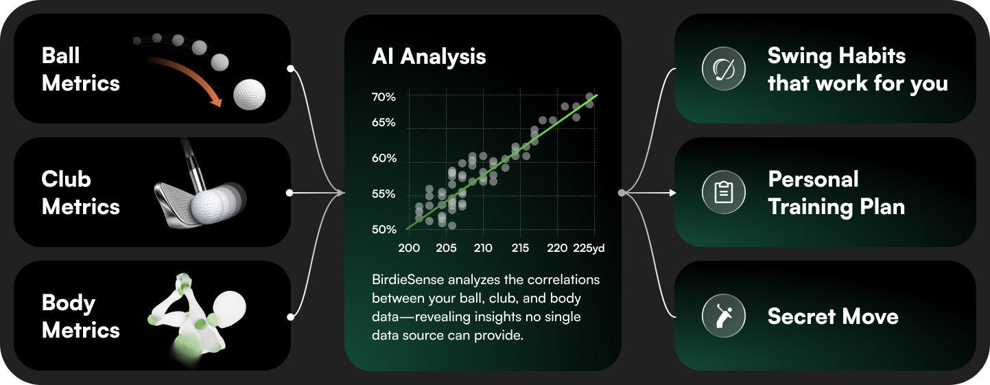 BirdieSense data correlation results